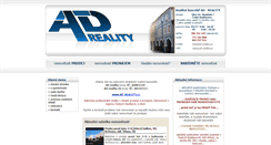 Desktop Screenshot of ad-reality.cz
