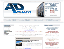 Tablet Screenshot of ad-reality.cz